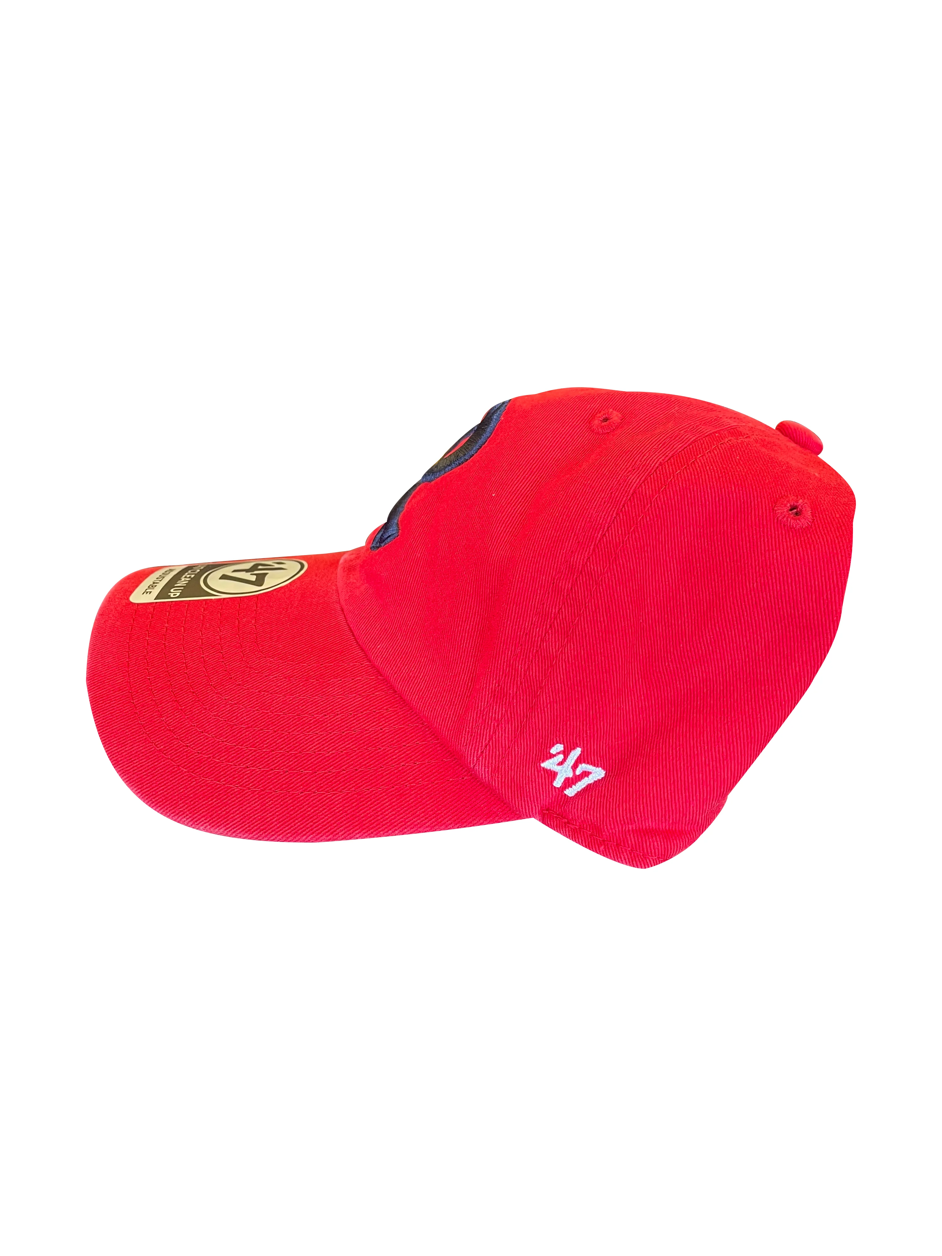 '47 Clean Up Feathered "R" Red Adjustable Hat - Image 2