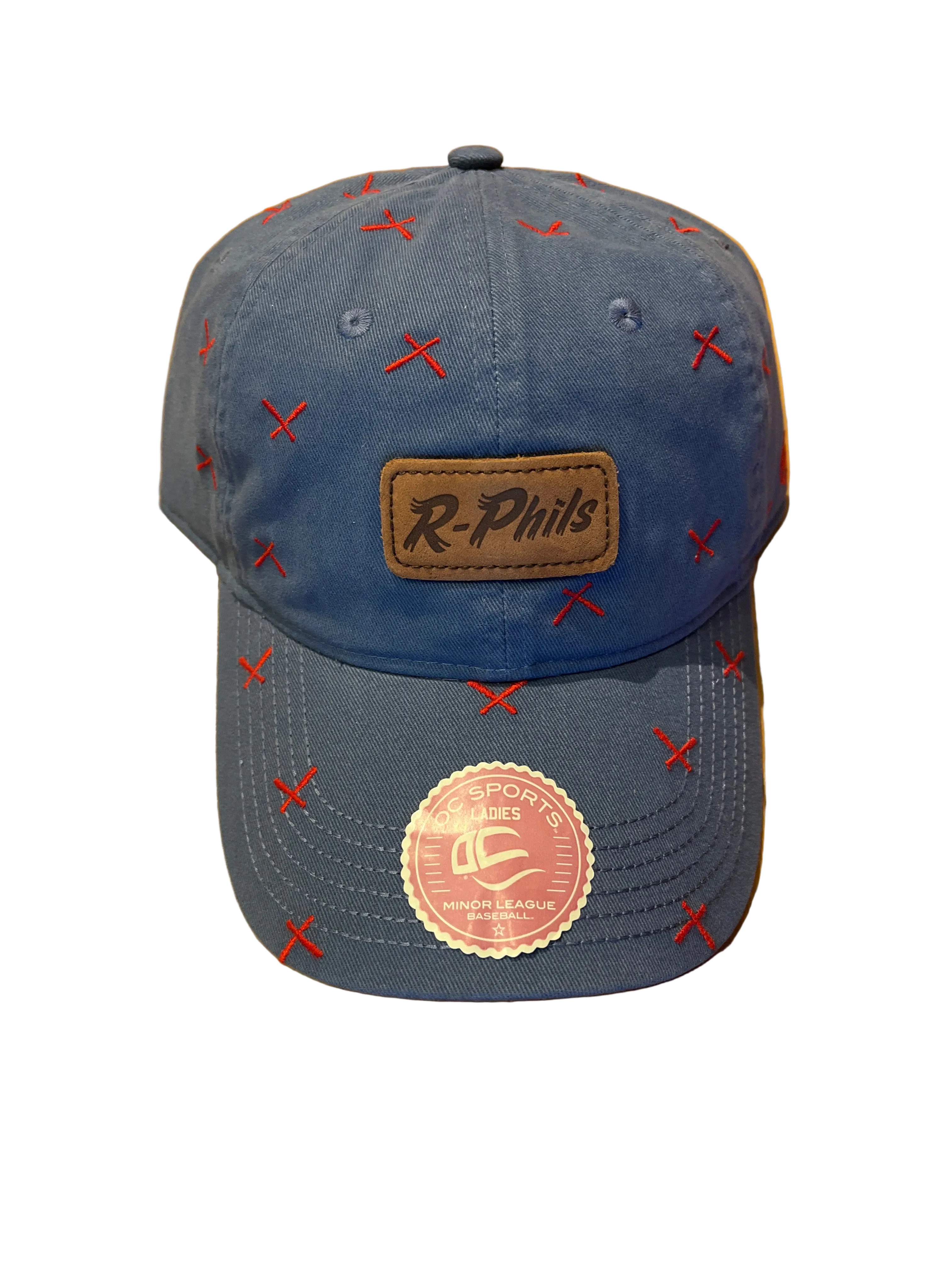 OC Sports Ladies South Paw Crossed Bats Cotton Stitched Hat