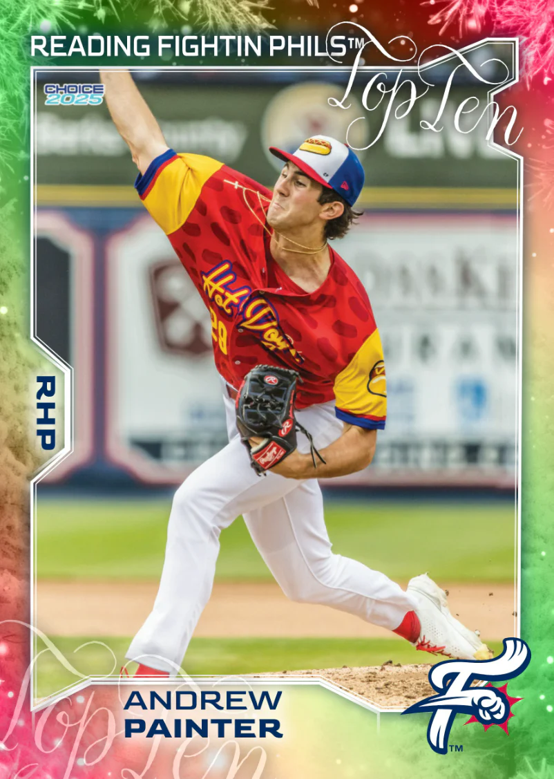 Reading Fightin Phils 2025 Holiday Top 10 Prospects Set - Image 3